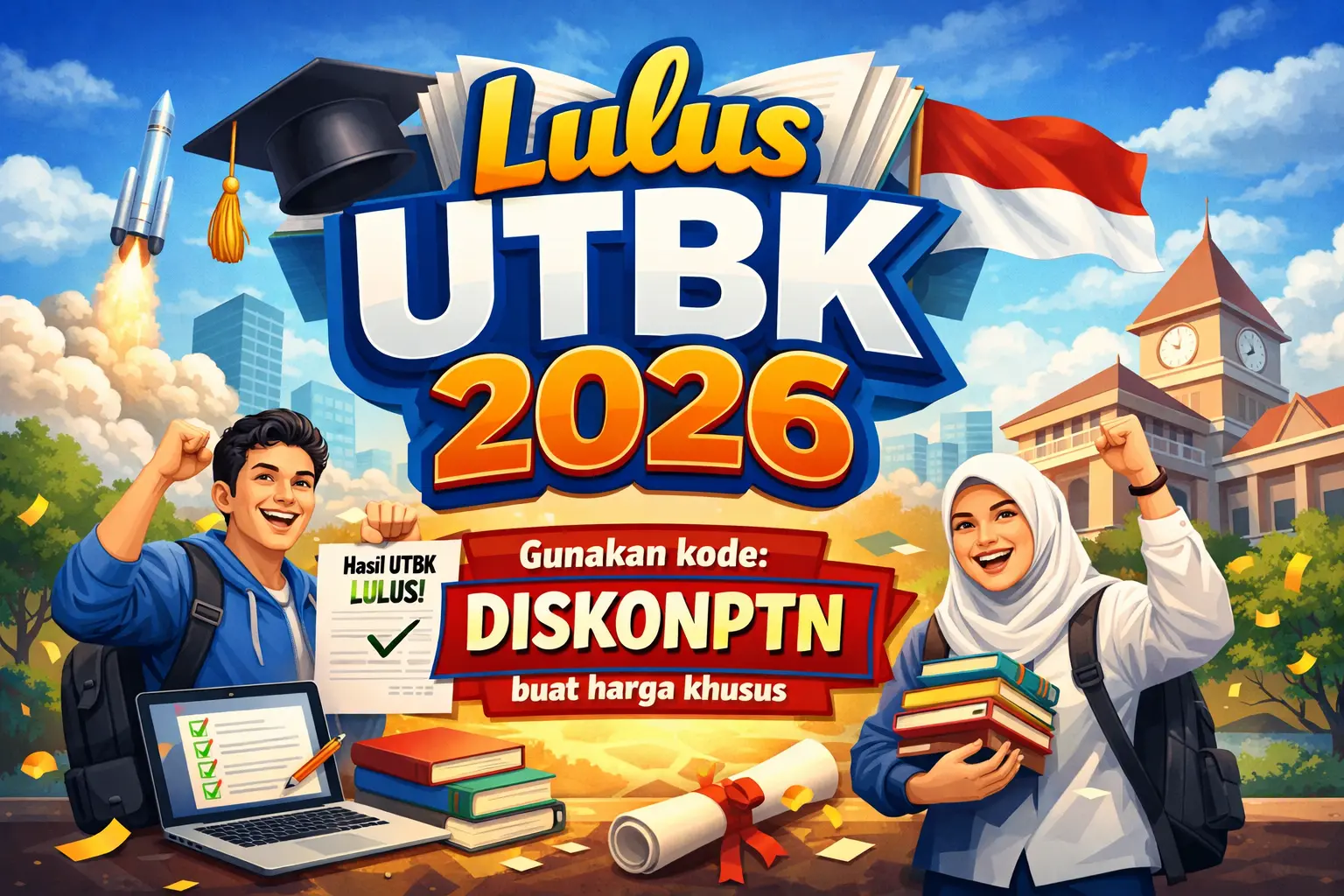 Tryout UTBK SNBT PTN terbaru 2026, latihan soal terupdated.