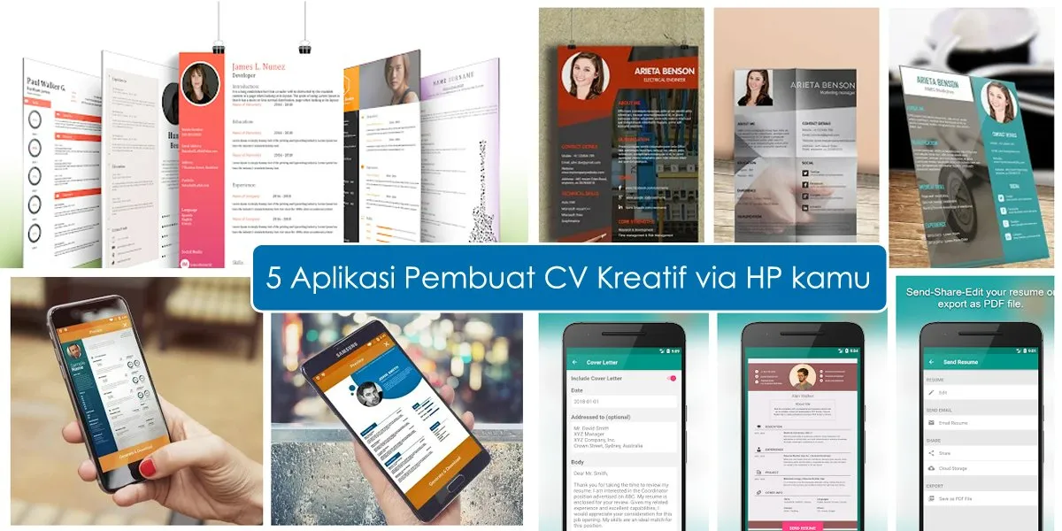 5 Aplikasi Pembuat CV Kreatif Via Android