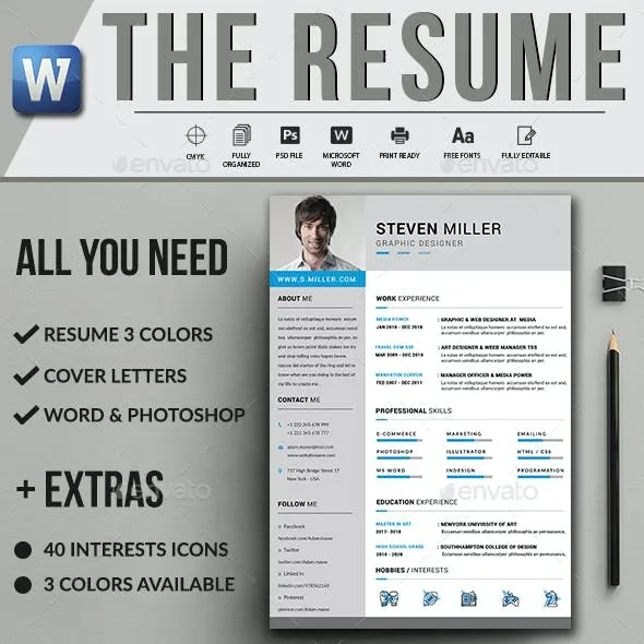 The resume Layout Contoh CV Menarik Untuk Lamaran Kerja