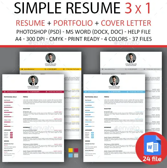 minimalist resume