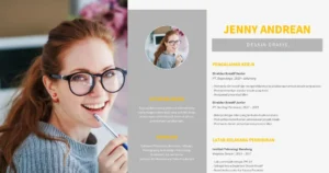Format cv kosong minimalis bagian 1 featured
