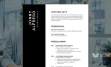 Format CV Kosong Minimalis #2 (Download Ready in CV .doc/word)