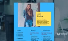 Format CV Kosong Modern #1 (Download template resume format .docword) featured