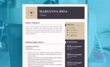 Template dan Contoh CV Finance Elegan Profesional