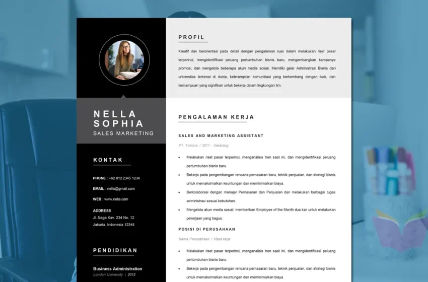 Ini Dia Contoh CV Sales Marketing Yang Profesional