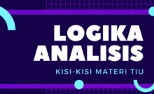 Logika Analisis: Kisi-kisi Materi SKD TIU (Tes Intelejensia Umum)